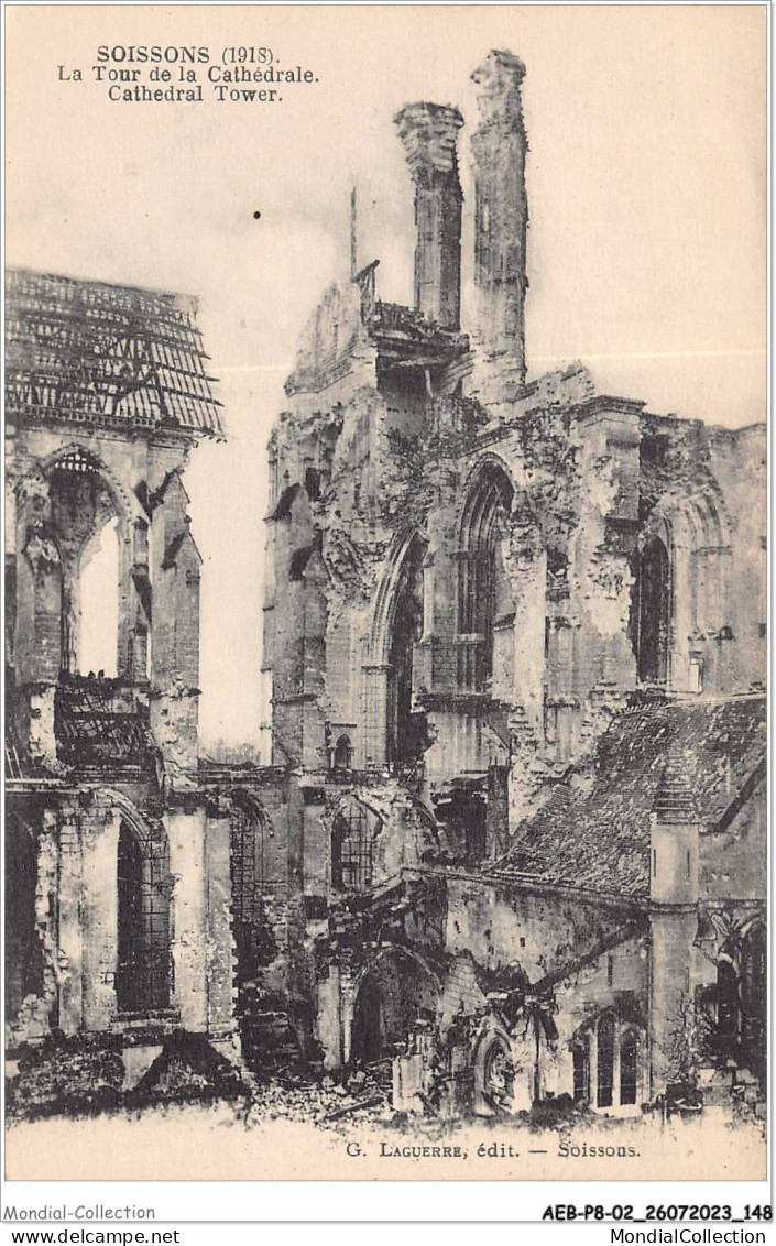 AEBP8-02-0757 - SOISSONS - La Tour De La Cathédrale  - Soissons