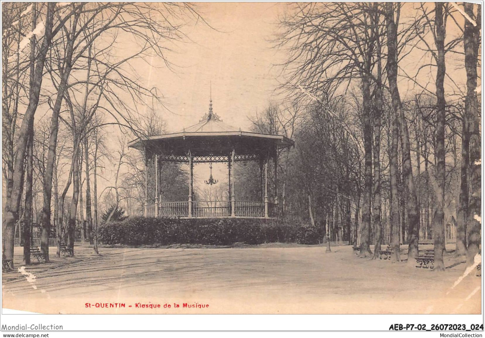 AEBP7-02-0596 - SAINT-QUENTIN - Kiosque De La Musique  - Saint Quentin