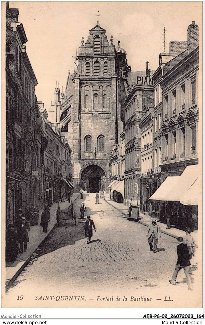 AEBP6-02-0568 - SAINT-QUENTIN - Portail De La Basilique  - Saint Quentin