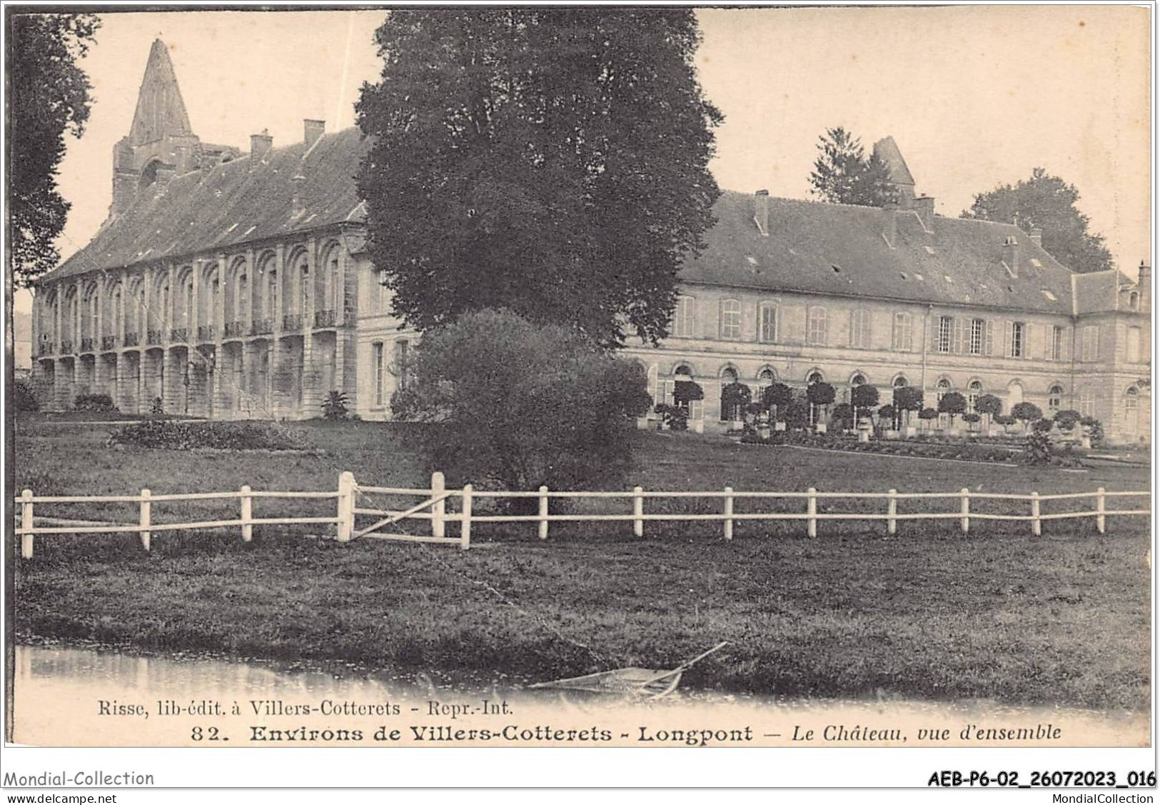 AEBP6-02-0494 - ENVIRONS DE VILLERS-COTTERETS - Longpont - Le Château - Vue D'ensemble  - Villers Cotterets