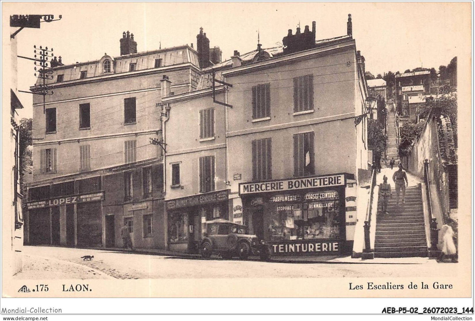 AEBP5-02-0460 - LAON - Les Escaliers De La Gare  - Laon