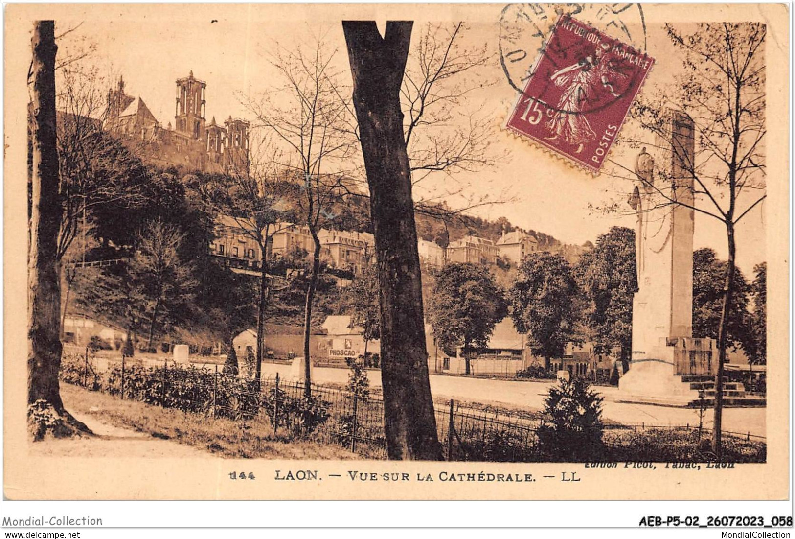 AEBP5-02-0417 - LAON - Vue Sur La Cathédrale  - Laon