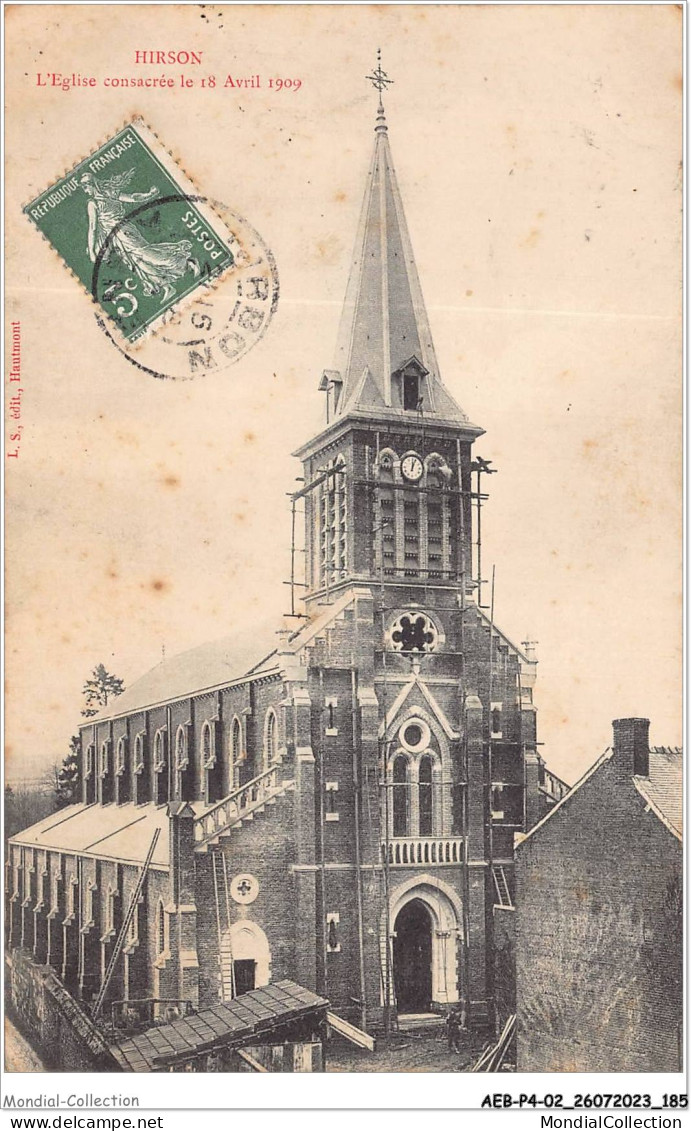 AEBP4-02-0380 - HIRSON - L'Eglise Consacrée Le 18 Avril 1909 - Hirson
