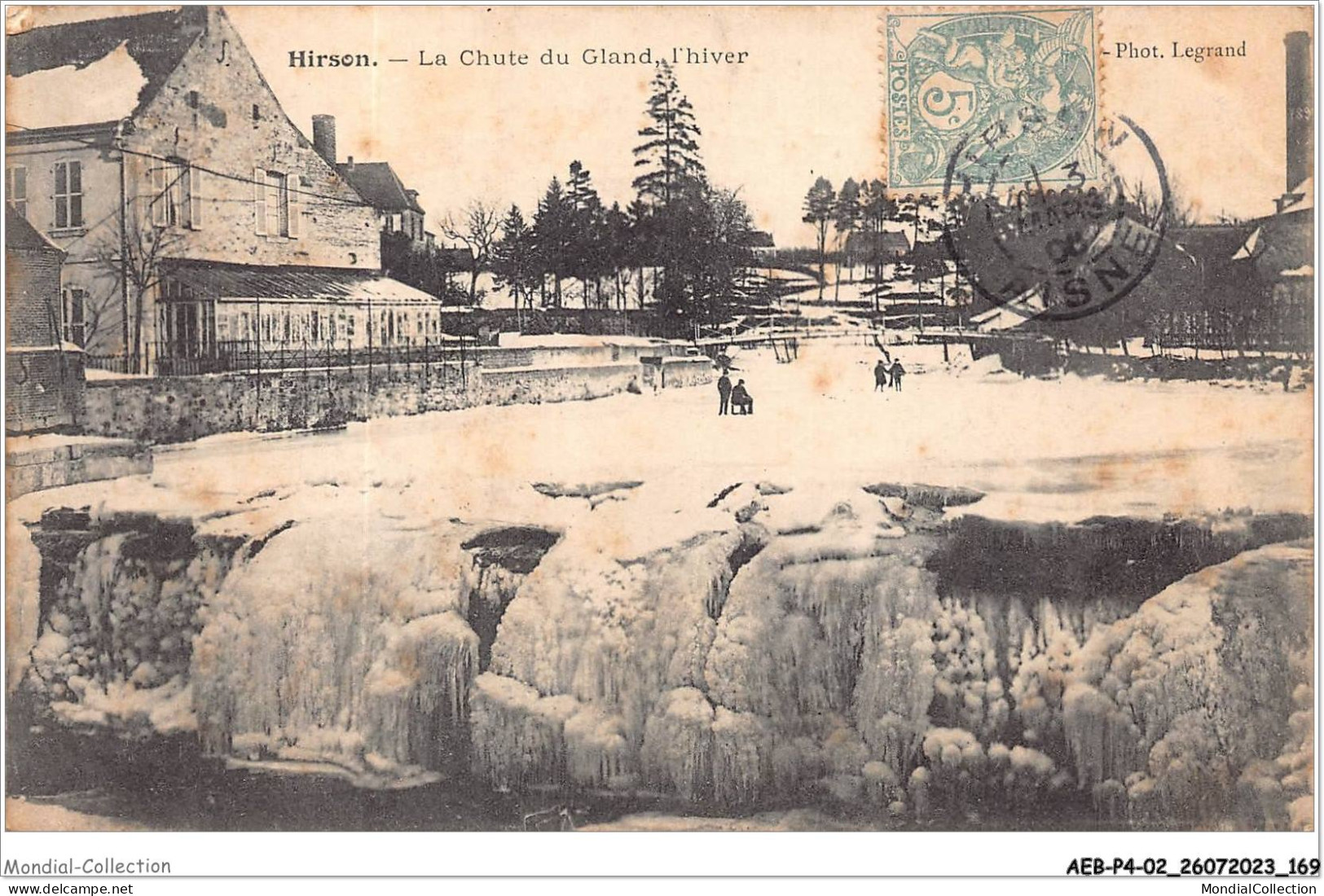 AEBP4-02-0372 - HIRSON - La Chute Du Gland - L'hiver  - Hirson