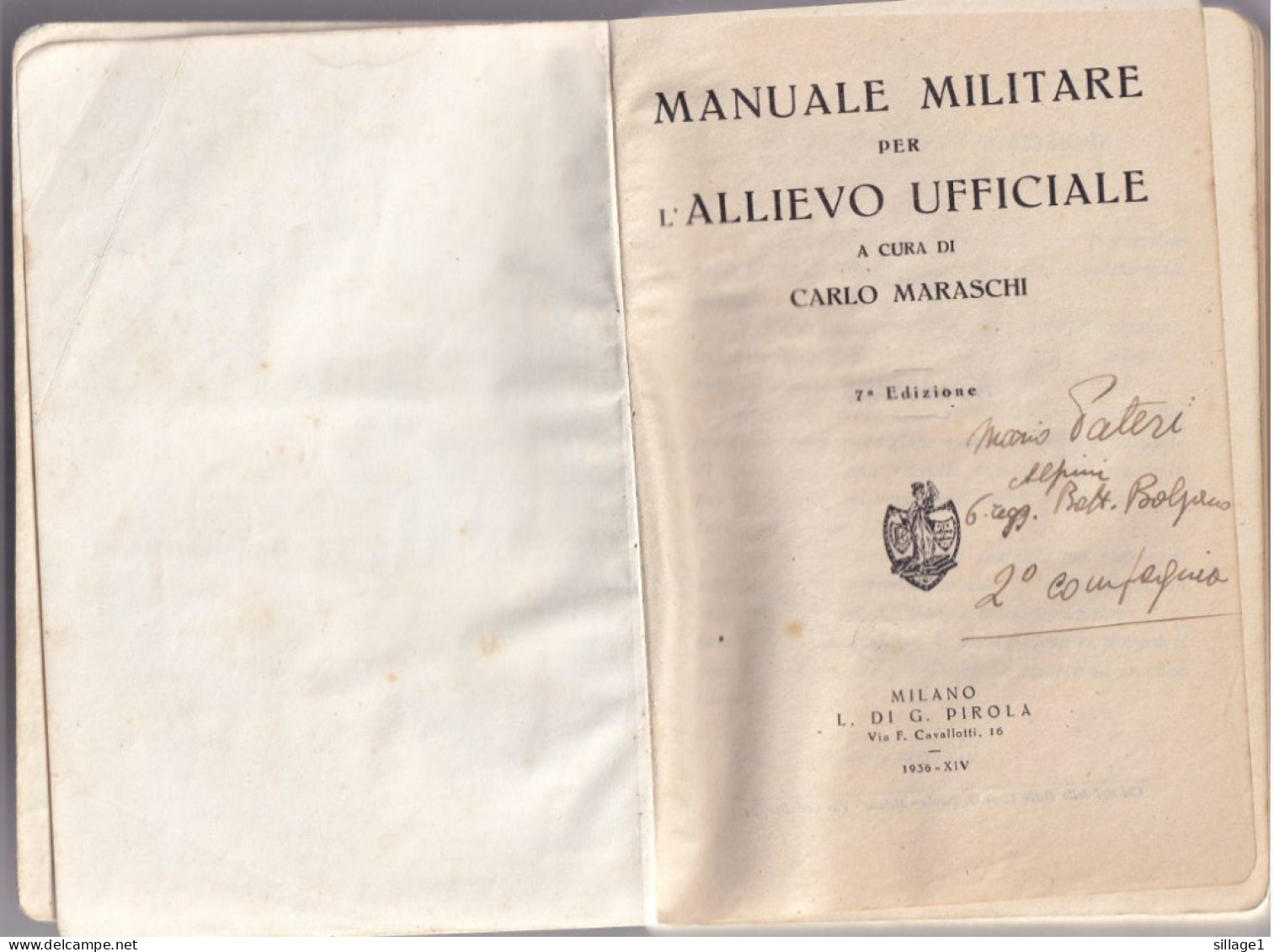 S. M. VITTORIO EMANUELE III RE D'ITALIA - S. E. MUSSOLINI Cav. BENITO - BAITROCHI Comm. FEDERICO - 1936 - War 1939-45