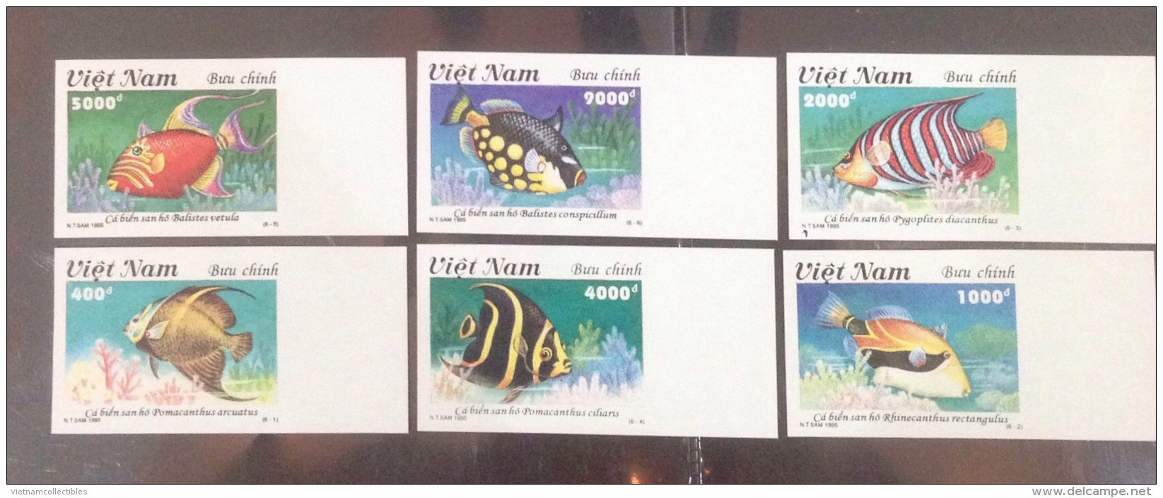 Vietnam Viet Nam MNH Imperf Stamps 1995 : Coral Sea Fishes / Fish (Ms703) - Viêt-Nam