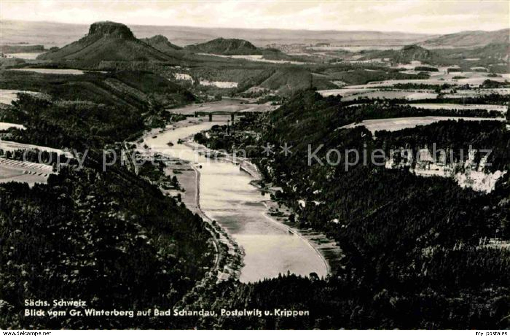 72634465 Bad Schandau Grosser Winterberg Postelwitz Krippen Bad Schandau - Bad Schandau