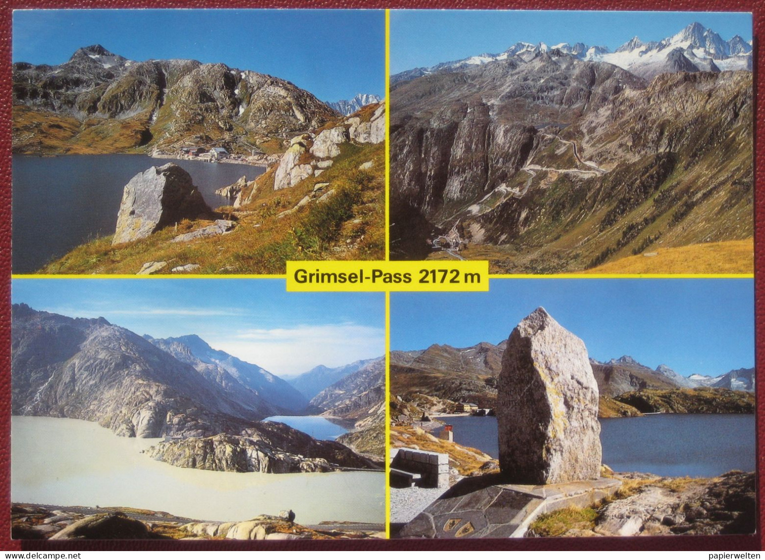 Obergoms (VS) - Mehrbildkarte "Grimsel-Pass 2172m" - Obergoms
