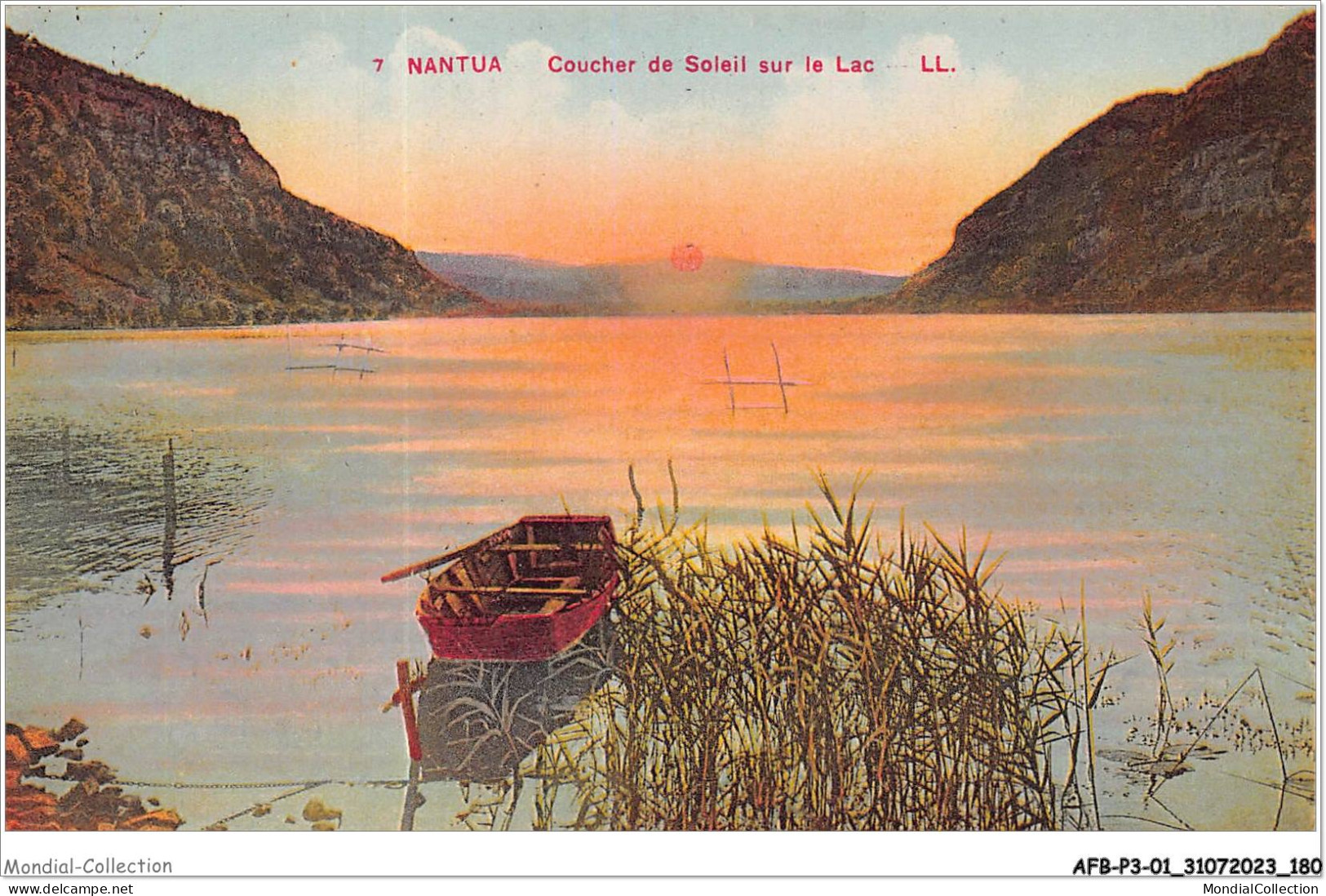 AFBP3-01-0312 - NANTUA - Coucher De Soleil Sur Le Lac - Nantua
