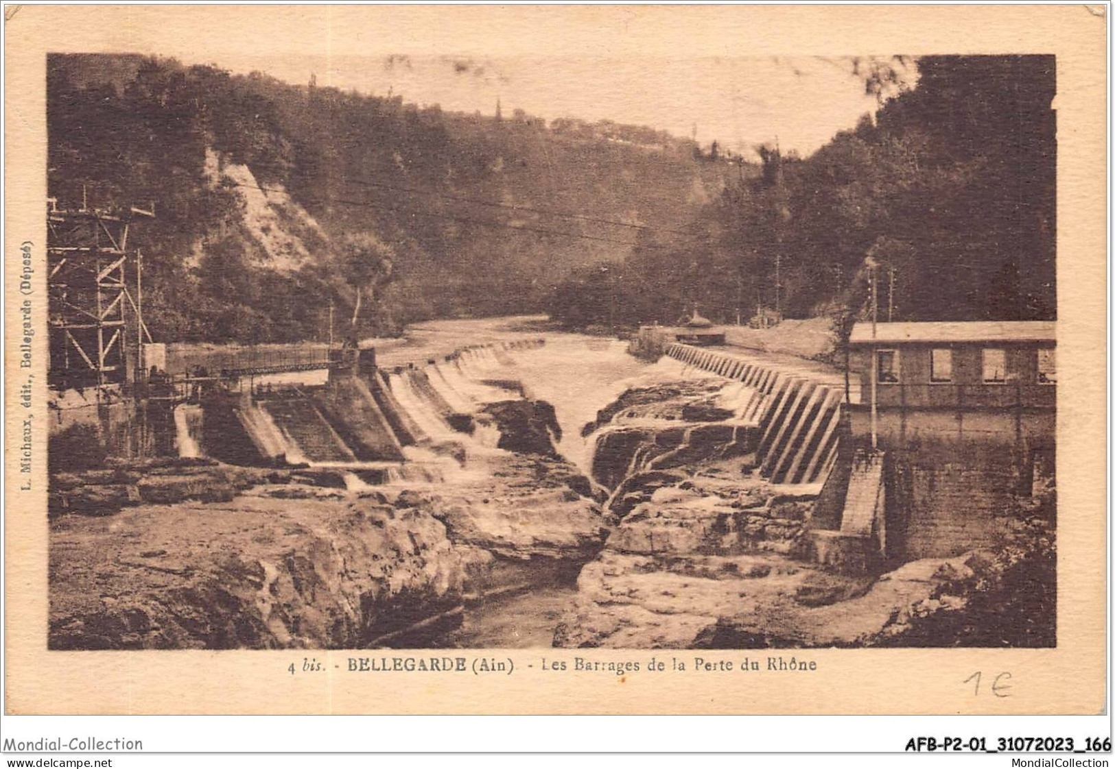 AFBP2-01-0191 - BELLEGARDE-SUR-VALSERINE - Les Barrages De La Perte Du Rohne - Bellegarde-sur-Valserine