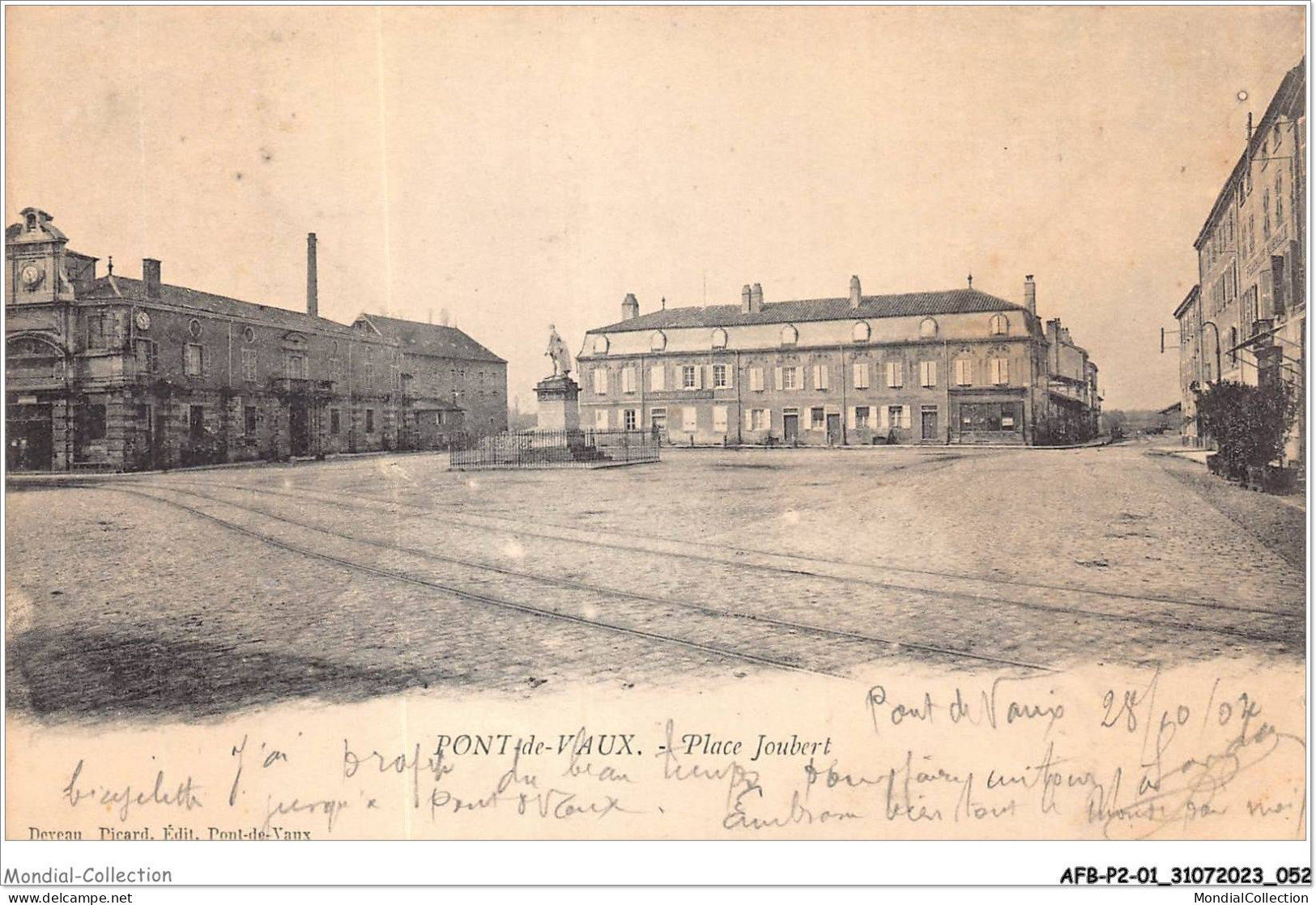 AFBP2-01-0134 - PONT-DE-VAUX -  Place Joubert - Pont-de-Vaux