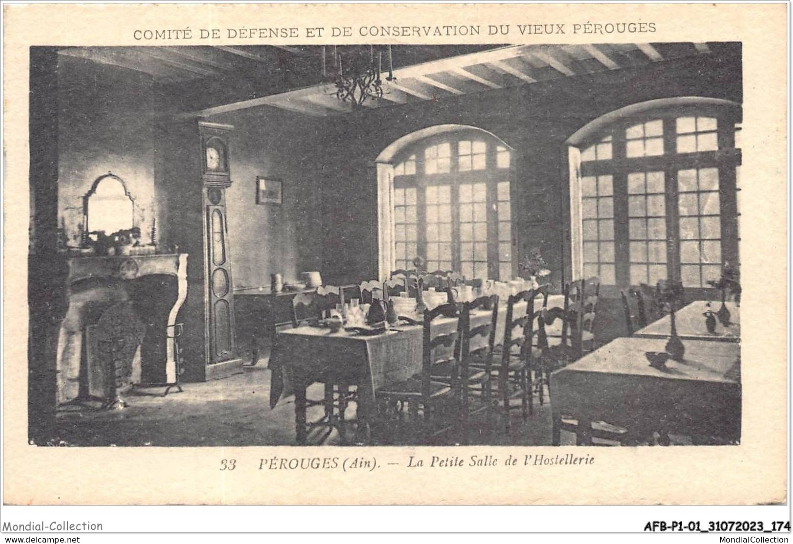 AFBP1-01-0088 - PEROUGES -  La Pette Salle De L'hostellerie - Pérouges