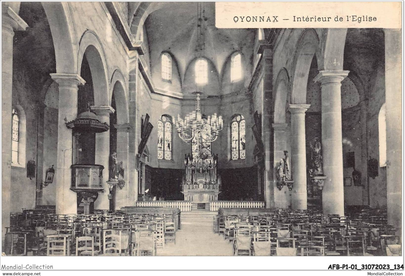 AFBP1-01-0068 - OYONNAX - Interieur De L'église - Oyonnax