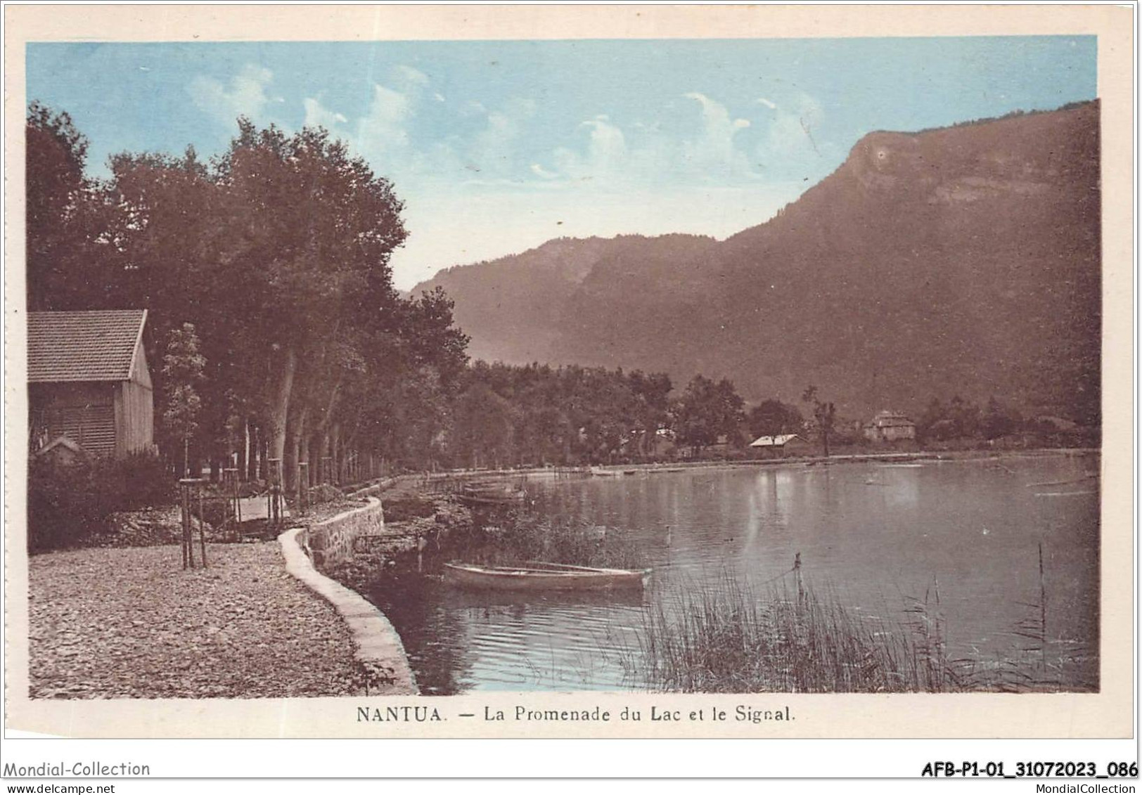 AFBP1-01-0044 - NANTUA - La Promenade Du Lac Et Le Signal - Nantua