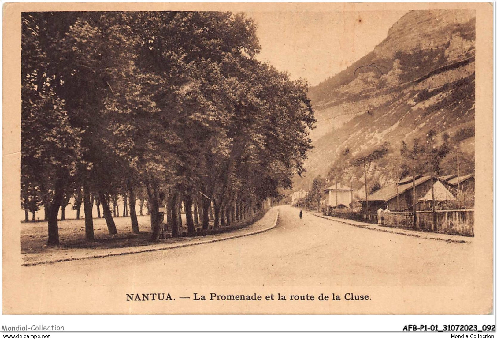 AFBP1-01-0047 - NANTUA - La Promenade Et La Route De La Cluse - Nantua