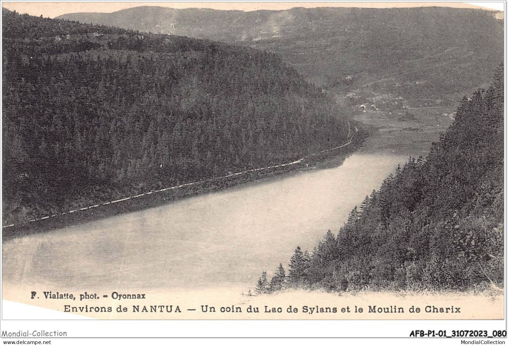 AFBP1-01-0041 - NANTUA - Un Coin Du Lac De Sylans Et Le Moulin De Gharix - Nantua