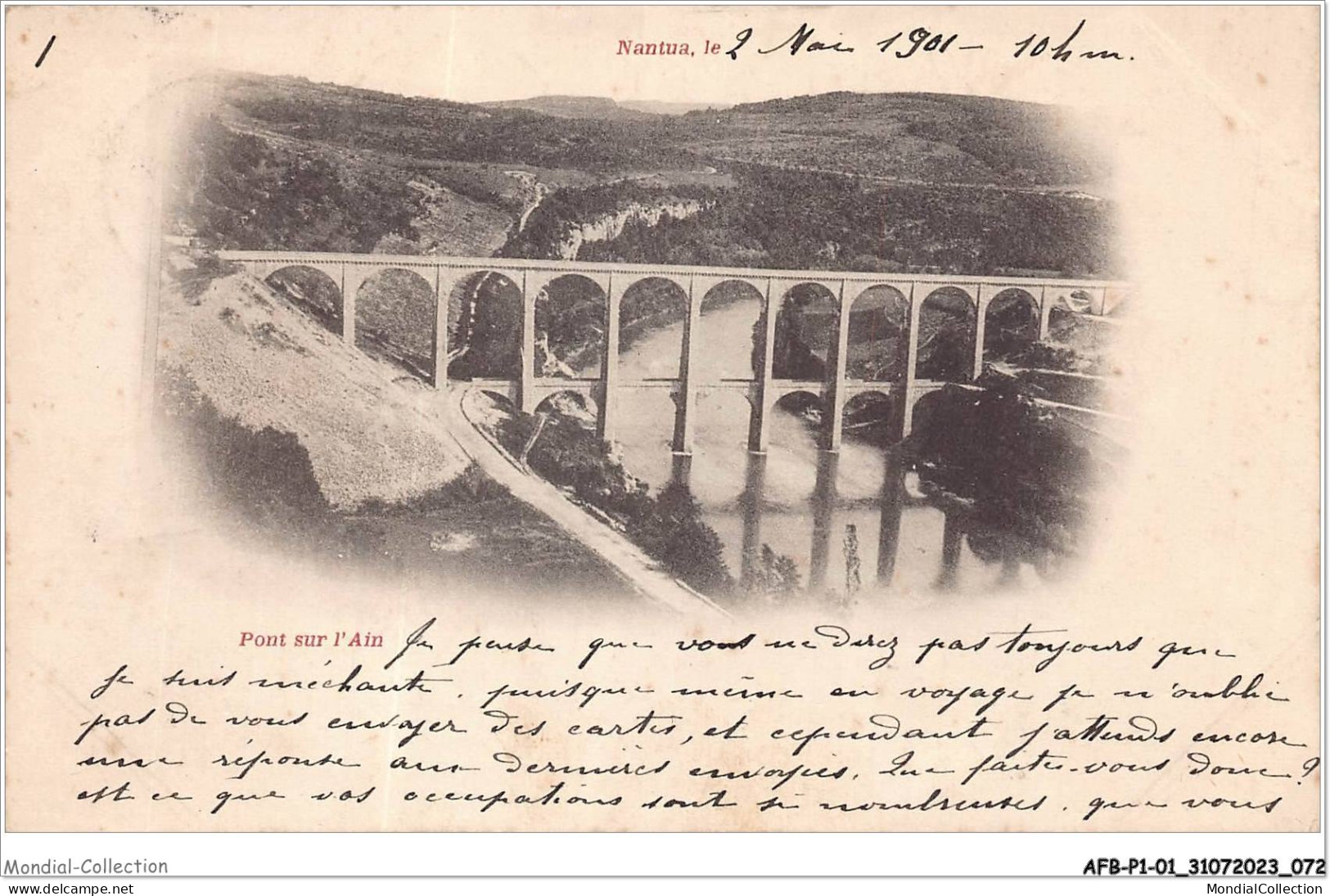 AFBP1-01-0037 - NANTUA - Pont Sur L Ain - Nantua