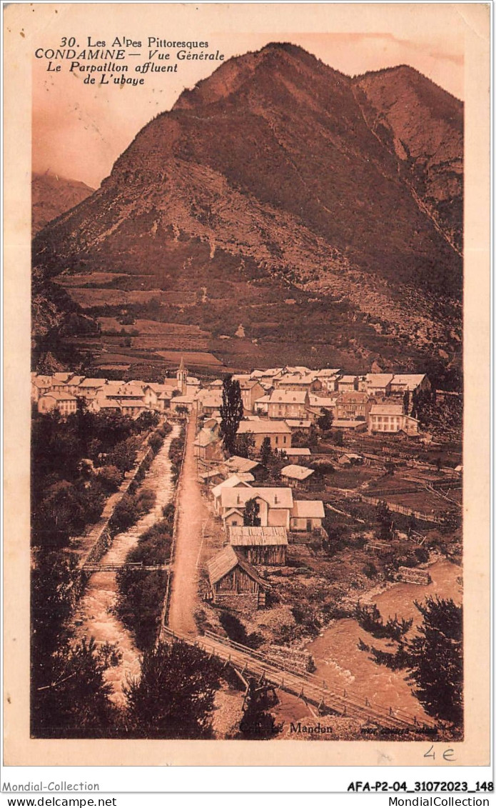 AFAP2-04-0162 - CONDAMINE - Vue Générale - Le Parpaillon Affluent De L'ubaye - Digne