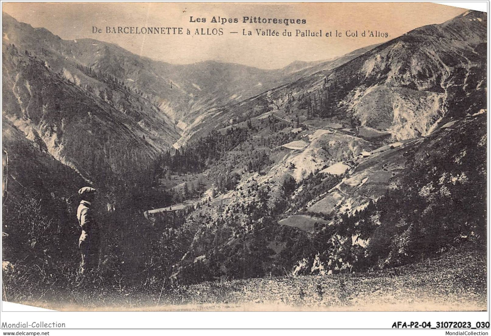 AFAP2-04-0103 - Les Alpes Pittoresques De - BARCELONNETTE à ALLOS - La Vallée Du Palluel Et Le Col D'allos - Barcelonnetta