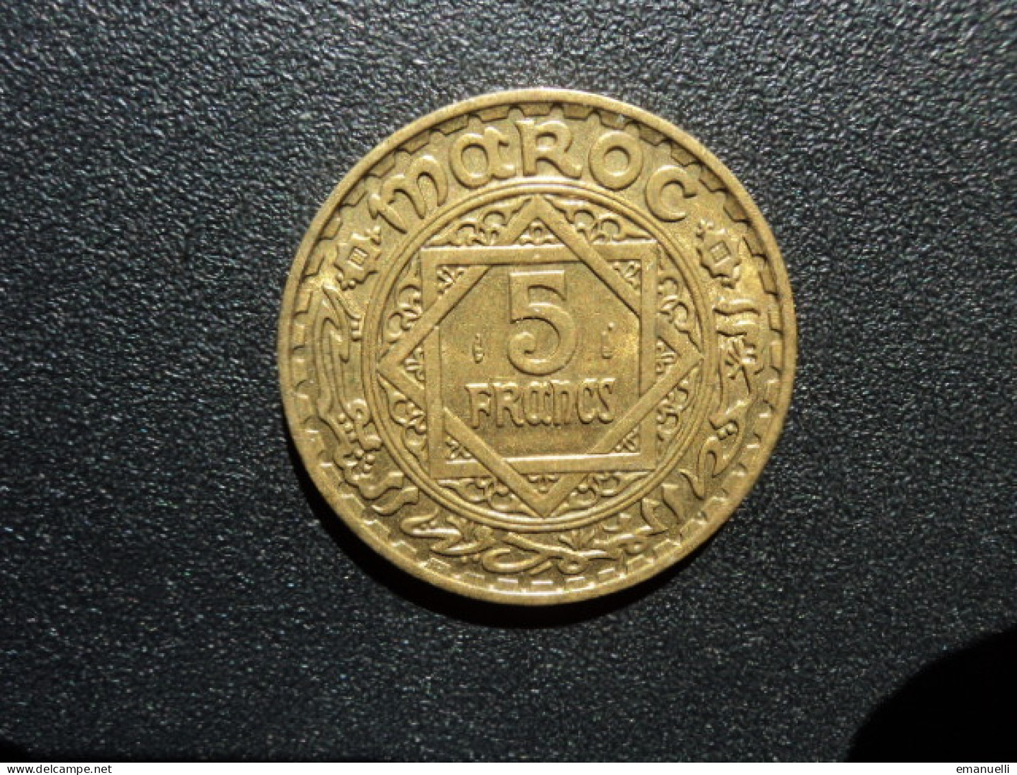 MAROC : 5 FRANCS   1365 (1945-46)   G.247 / (KM) Y 43     SUP * - Maroc