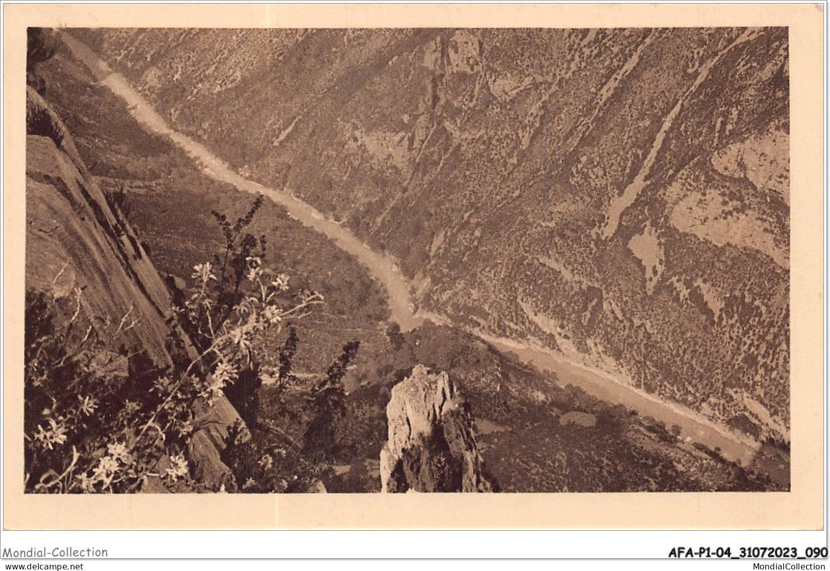 AFAP1-04-0046 - GORGES DU VERDON - Vue Plongeante Sur Le Verdon Entre - Trescaire - Et Les - Beaumes Fères - Autres & Non Classés