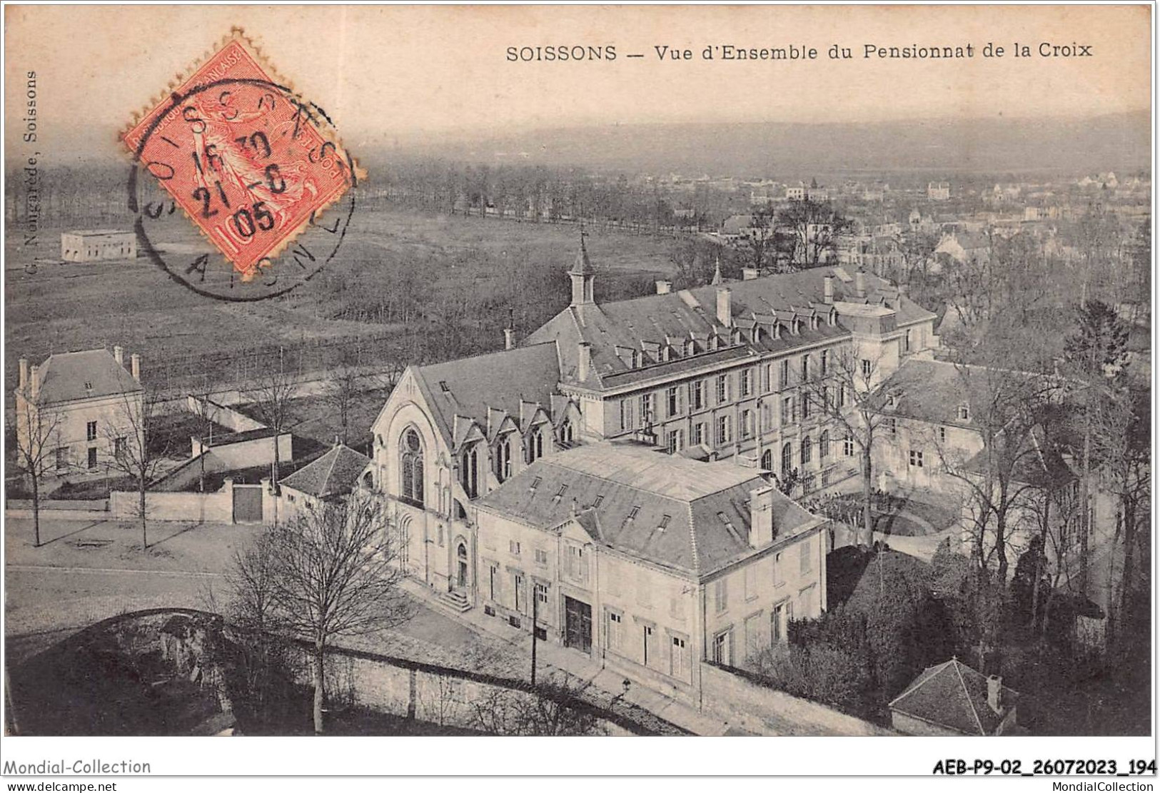 AEBP9-02-0874 - SOISSONS - Vue D'Ensemble Du Pensionnat De La Croix  - Soissons