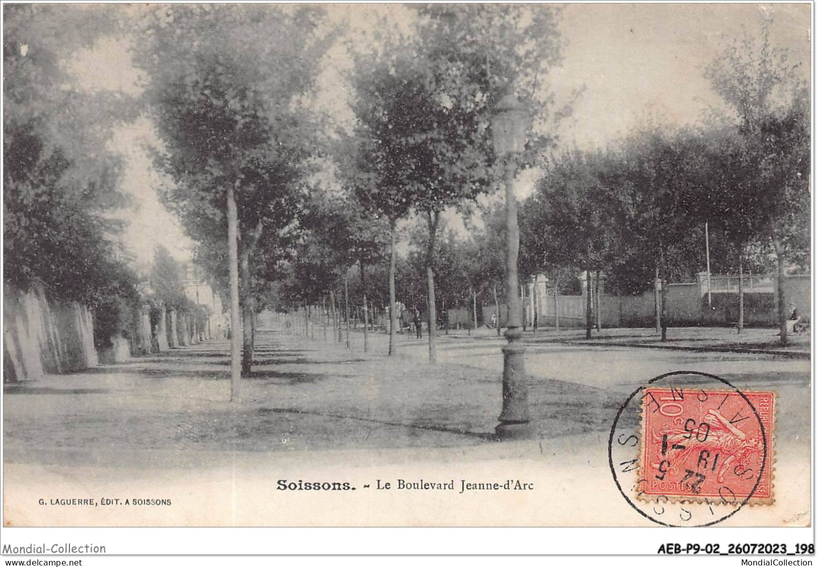 AEBP9-02-0876 - SOISSONS - Le Boulevard Jeanne-d'Arc  - Soissons