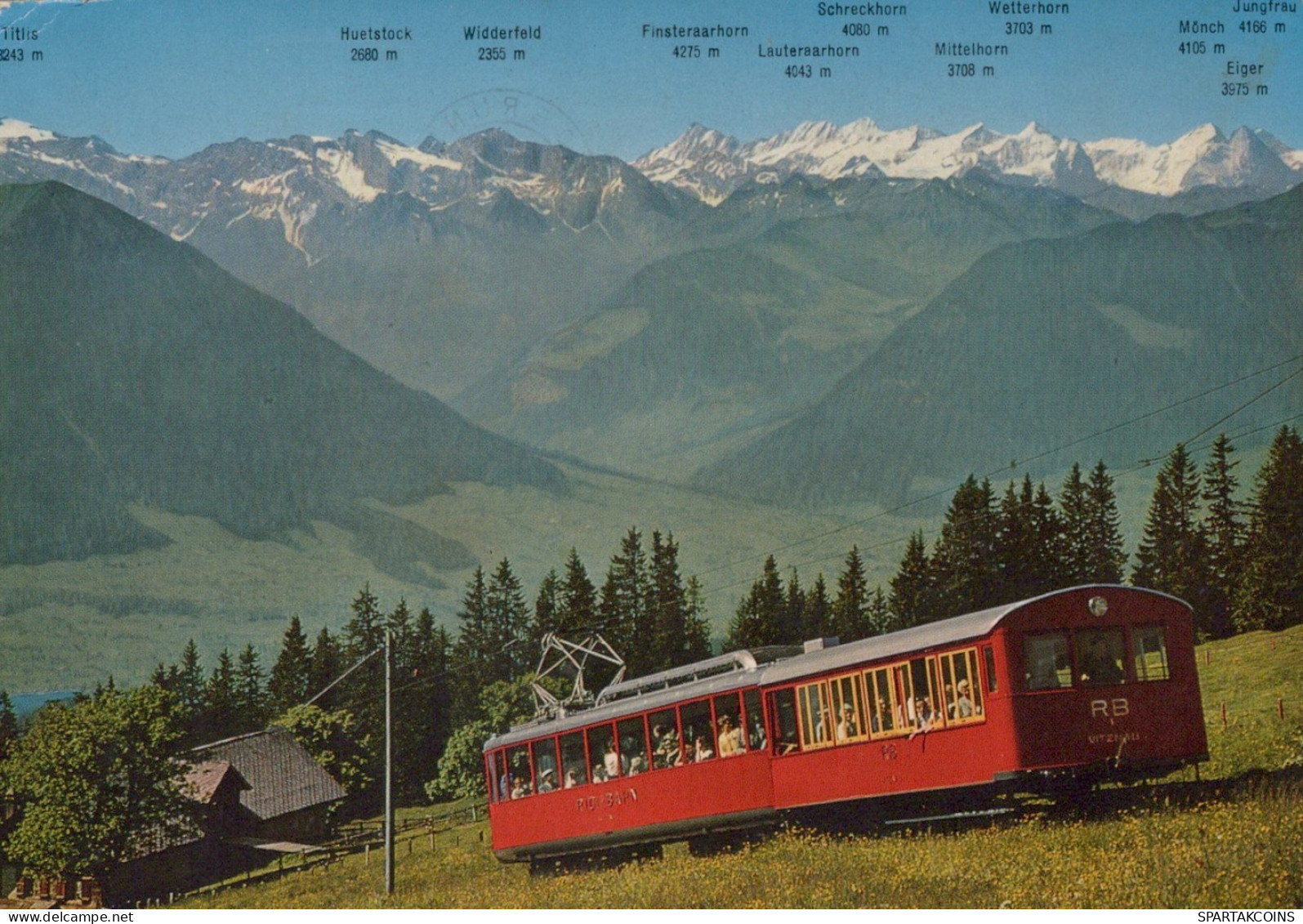 TRAIN RAILWAY Transport Vintage Postcard CPSM #PAA912.A - Trains