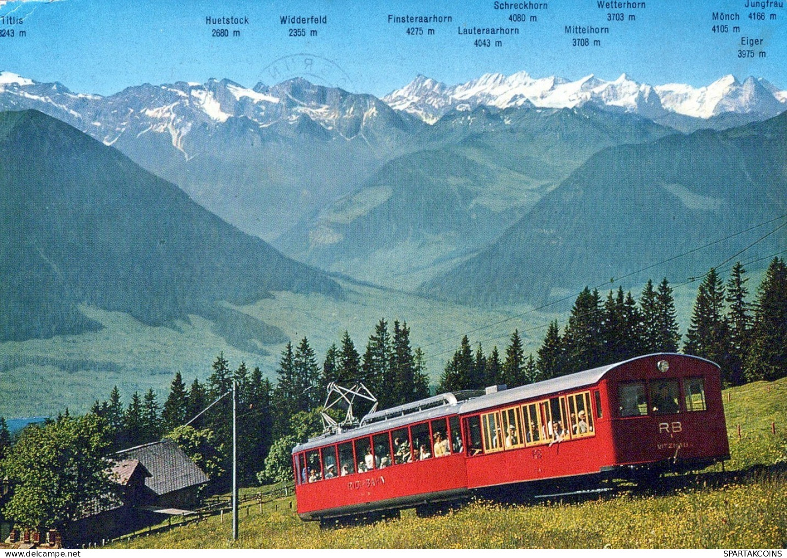 TRAIN RAILWAY Transport Vintage Postcard CPSM #PAA912.A - Trains