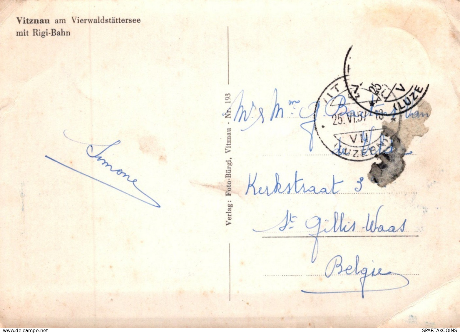 TREN TRANSPORTE Ferroviario Vintage Tarjeta Postal CPSM #PAA675.A - Eisenbahnen
