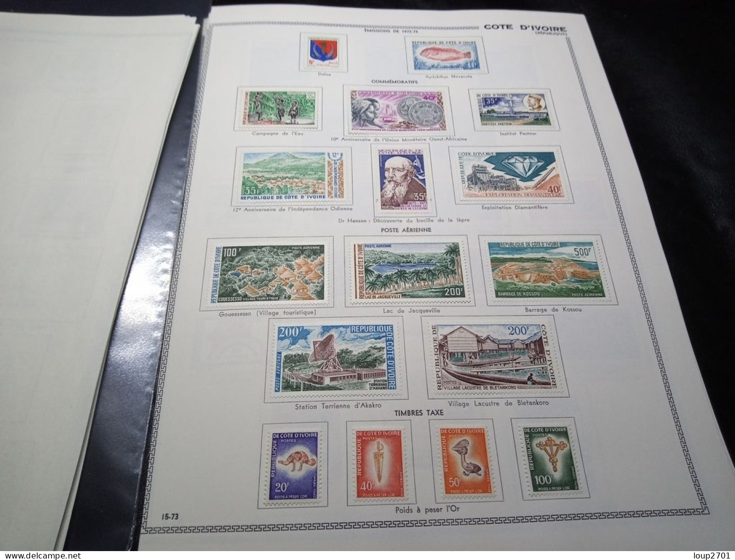 DM974 BEAU LOT FEUILLES COLONIES MAJORITE NEUFS COTE++ DEPART 10€