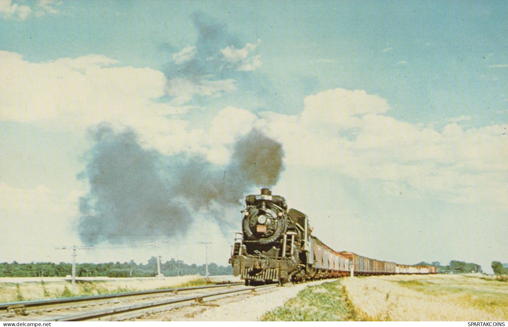 ZUG Schienenverkehr Eisenbahnen Vintage Ansichtskarte Postkarte CPSMF #PAA506.A - Trains