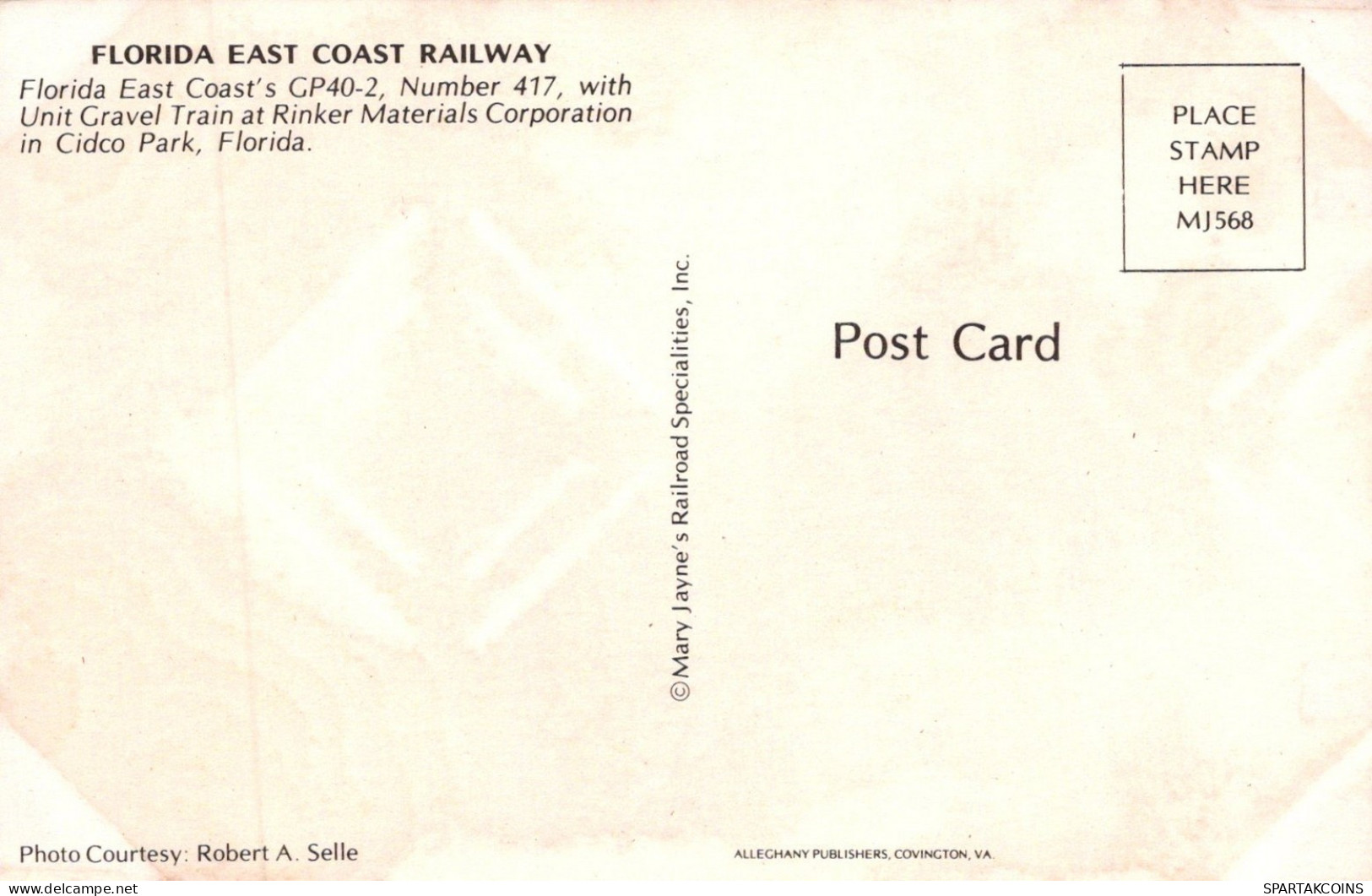 ZUG Schienenverkehr Eisenbahnen Vintage Ansichtskarte Postkarte CPSMF #PAA370.A - Trenes