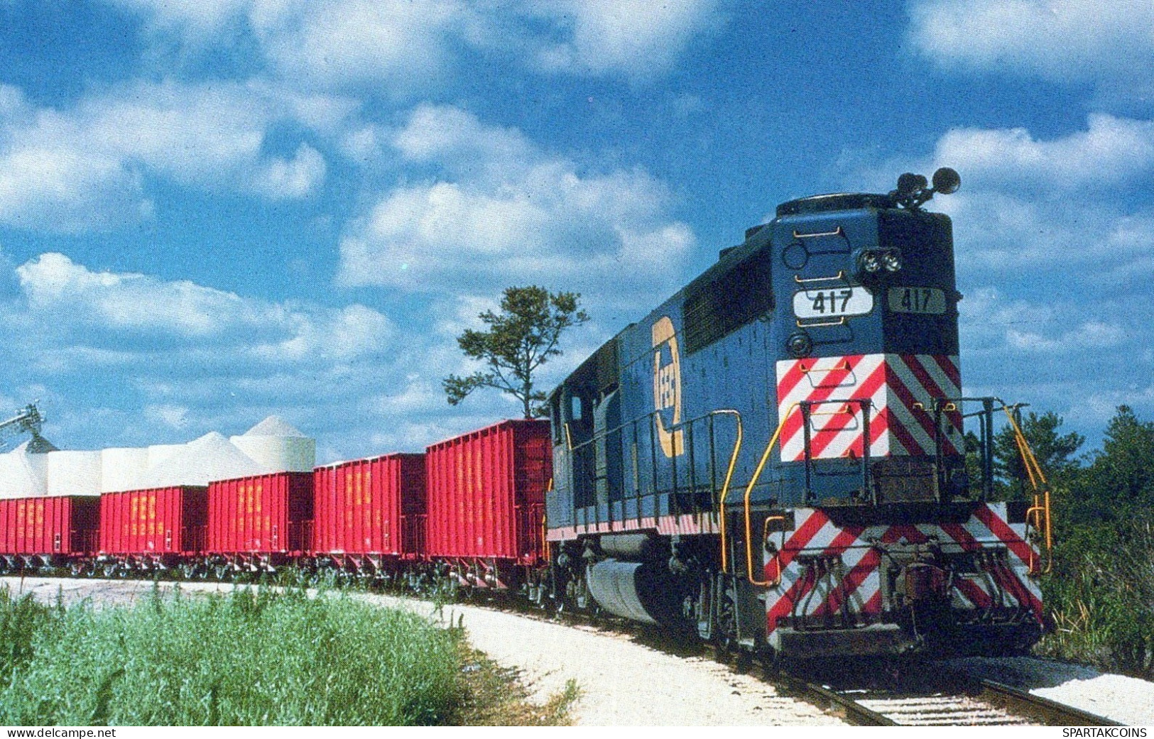 ZUG Schienenverkehr Eisenbahnen Vintage Ansichtskarte Postkarte CPSMF #PAA370.A - Trains