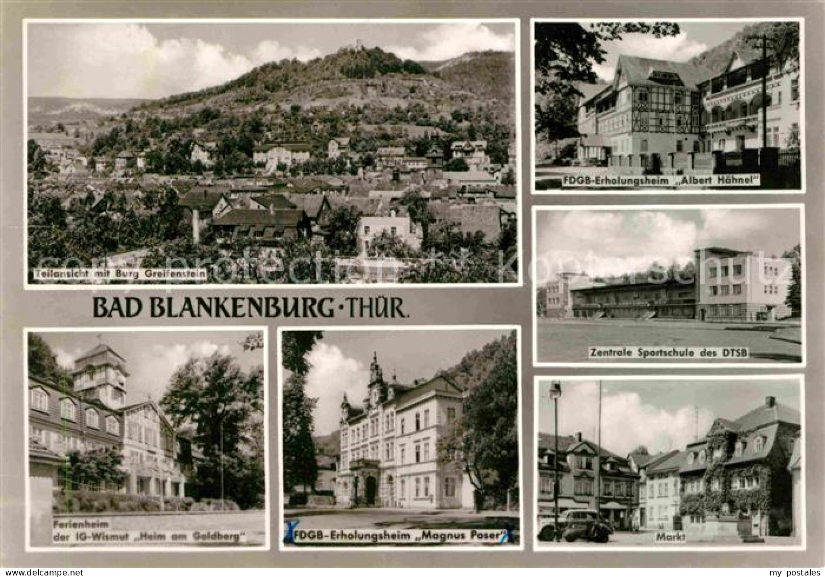 72634362 Bad Blankenburg Erholungsheim Albert Haehnel Ferienheim Heim Am Goldber - Bad Blankenburg