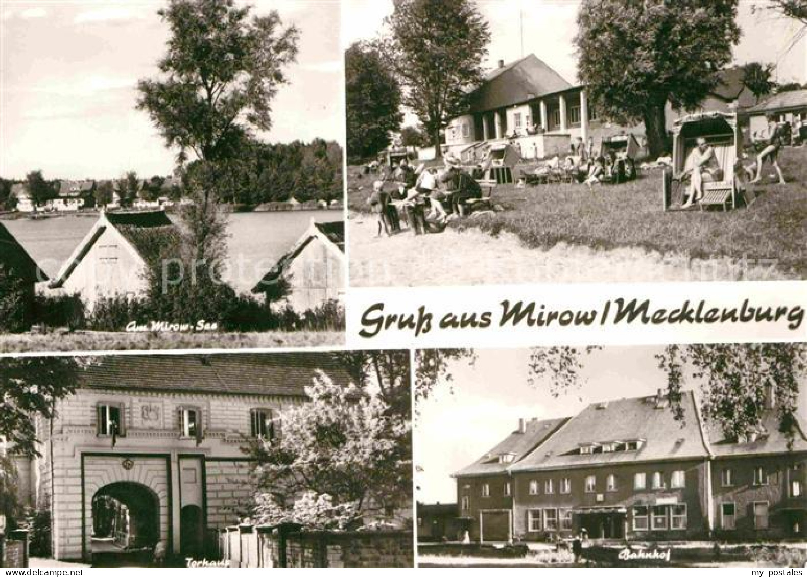 72634356 Mirow Mirow-See Bahnhof Torhaus Mirow Mecklenburg - Autres & Non Classés