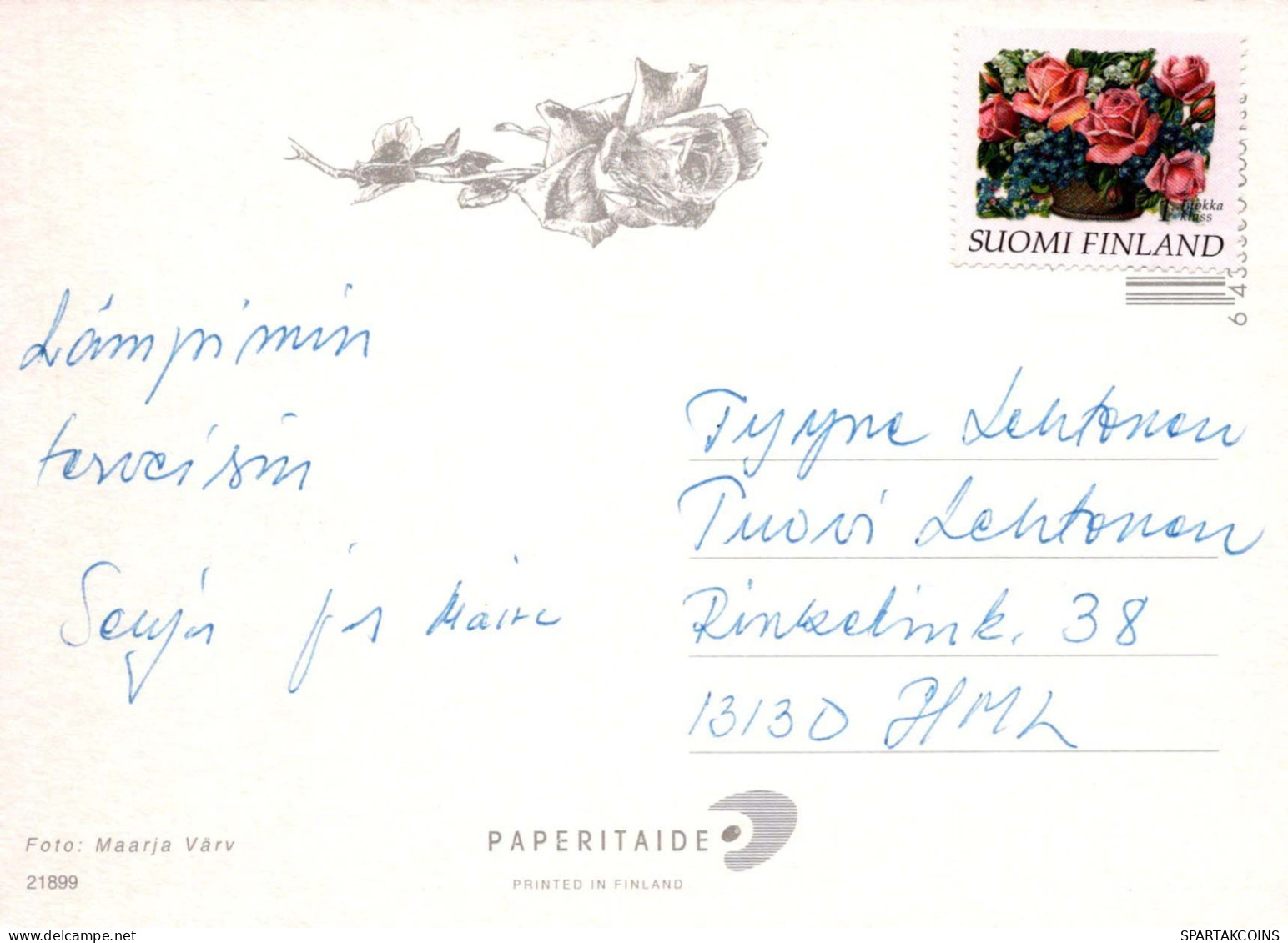 FLORES Vintage Tarjeta Postal CPSM #PBZ150.A - Fleurs