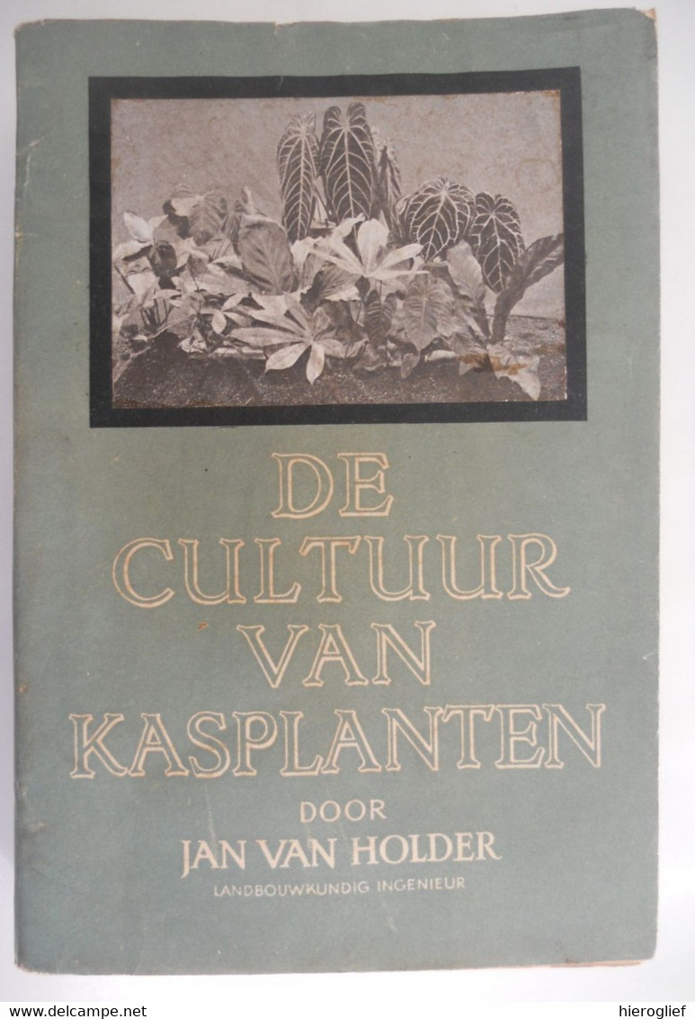 DE CULTUUR VAN KASPLANTEN Door Jan Van Holder Tuinbouw Serre Bloementeelt Flora Bloemen Planten Families Telen Verzorgen - Sachbücher