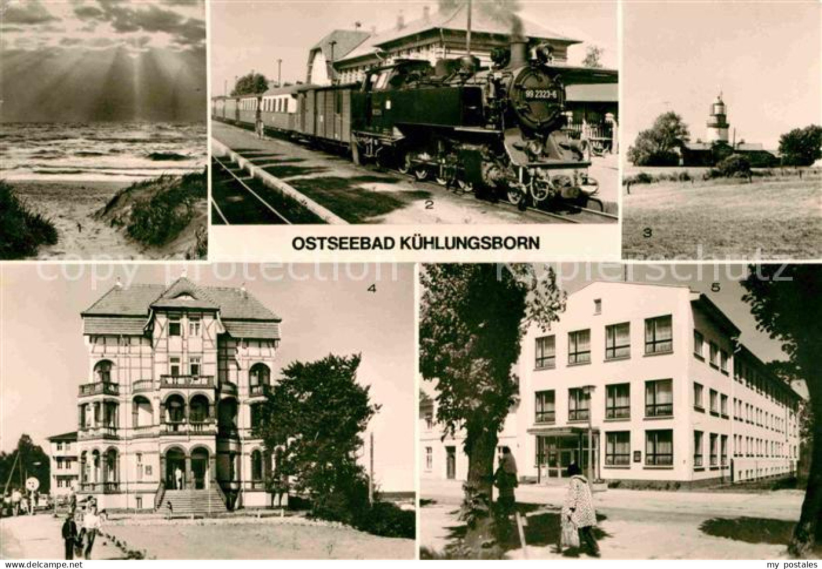 72634339 Kuehlungsborn Ostseebad Strand Molli Leuchtturm Erholungsheim Schloss A - Kühlungsborn