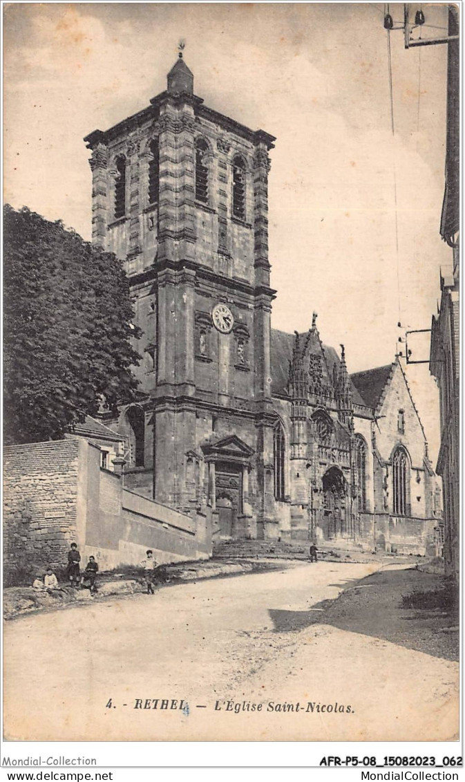 AFRP5-08-0367 - RETHEL - L'église Saint-nicolas - Rethel