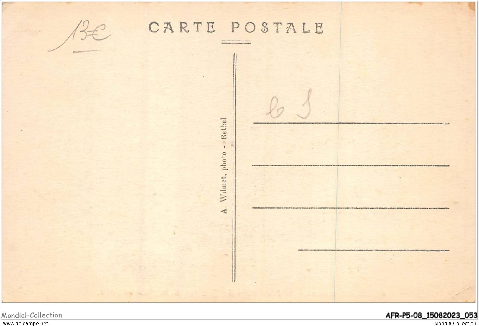 AFRP5-08-0362 - RETHEL - Les Ruines Du Quartier De La Halle En 1914 - Rethel