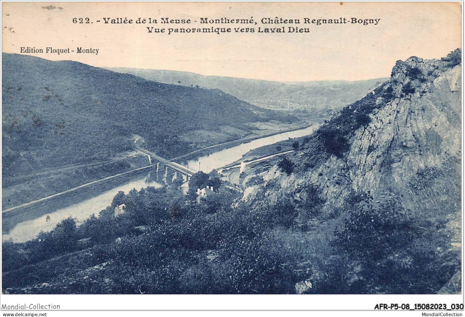 AFRP5-08-0351 - Vallée De La Meuse - MONTHERME - Château Regnault-bogny - Vue Panoramique Vers Laval Dieu - Montherme