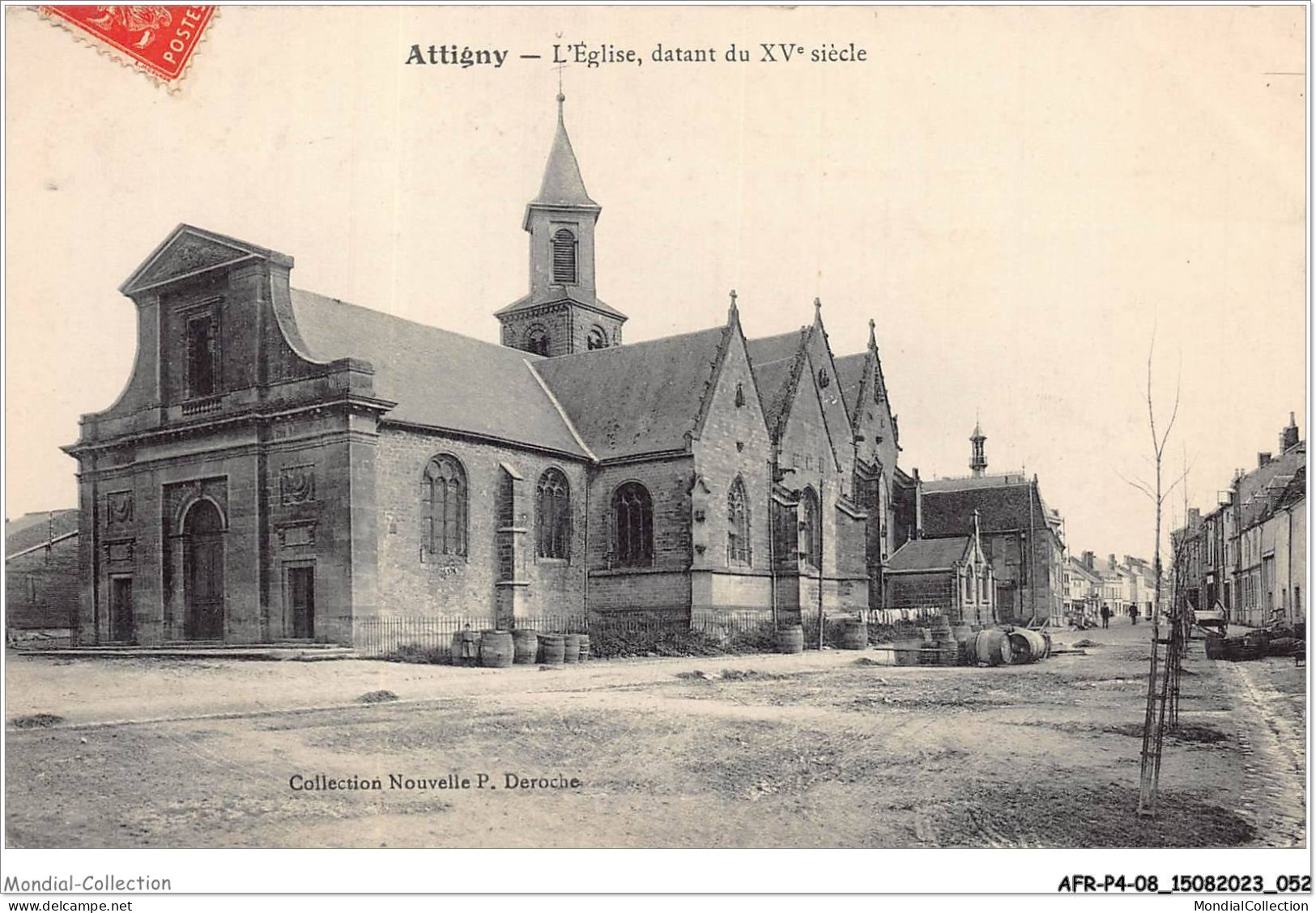 AFRP4-08-0274 - ATTIGNY - L'église Datant Du XV Siècle - Attigny