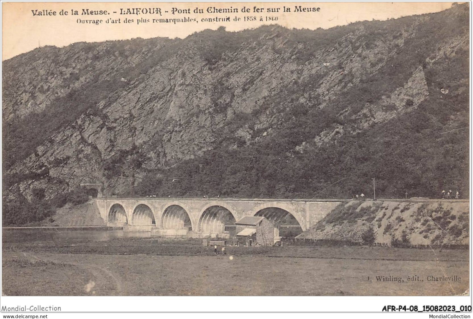 AFRP4-08-0253 - Vallée De La Meuse - LAIFOUR - Pont Du Chemin De Fer Sur La Meuse - Charleville