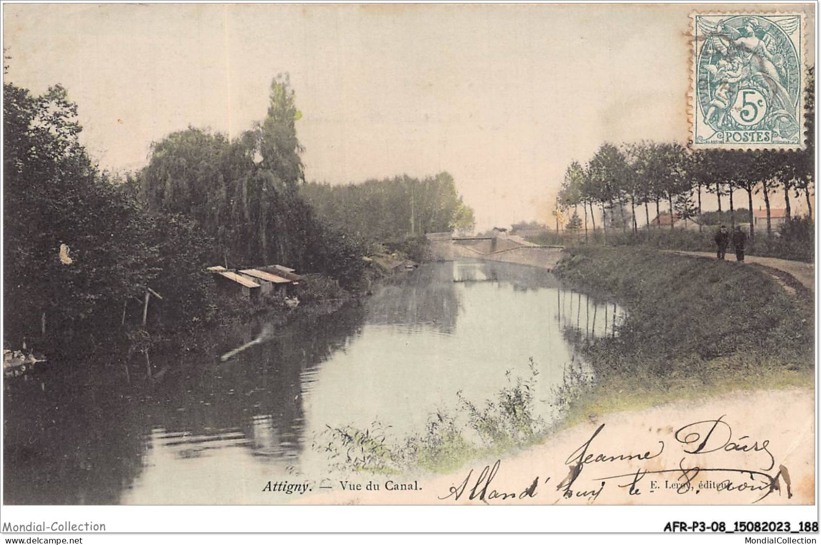 AFRP3-08-0247 - ATTIGNY - Vue Du Canal - Attigny