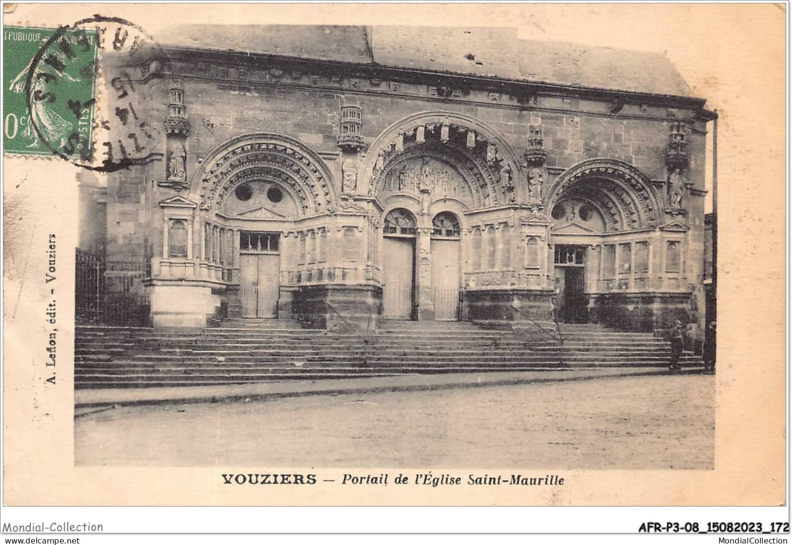 AFRP3-08-0239 - VOUZIERS - Portail De L'église Saint-maurille - Vouziers