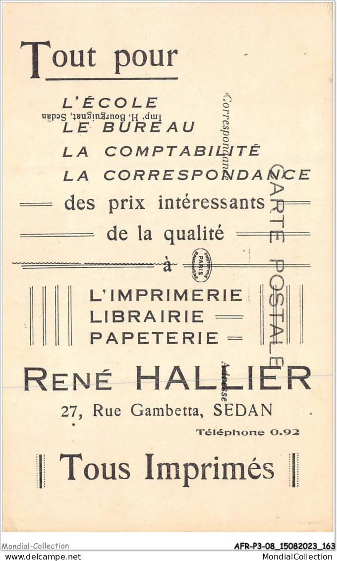 AFRP3-08-0234 - GLAIRES - La Rue Principale Incendiée Par Les Allemands En Août 1914 - Autres & Non Classés