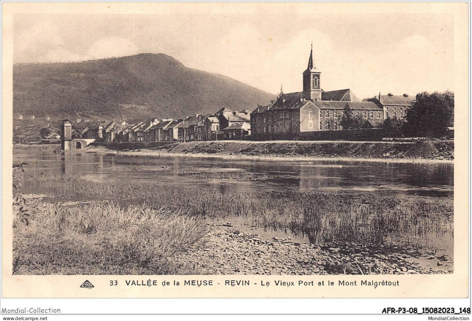 AFRP3-08-0227 - Vallée De La Meuse - REVIN - Le Vieux Port Et Le Mont Malgrétout - Revin