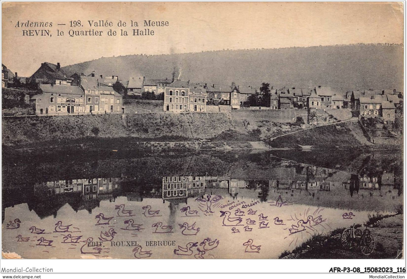 AFRP3-08-0211 - Vallée De La Meuse - REVIN - Le Quartier De La Halle - Revin