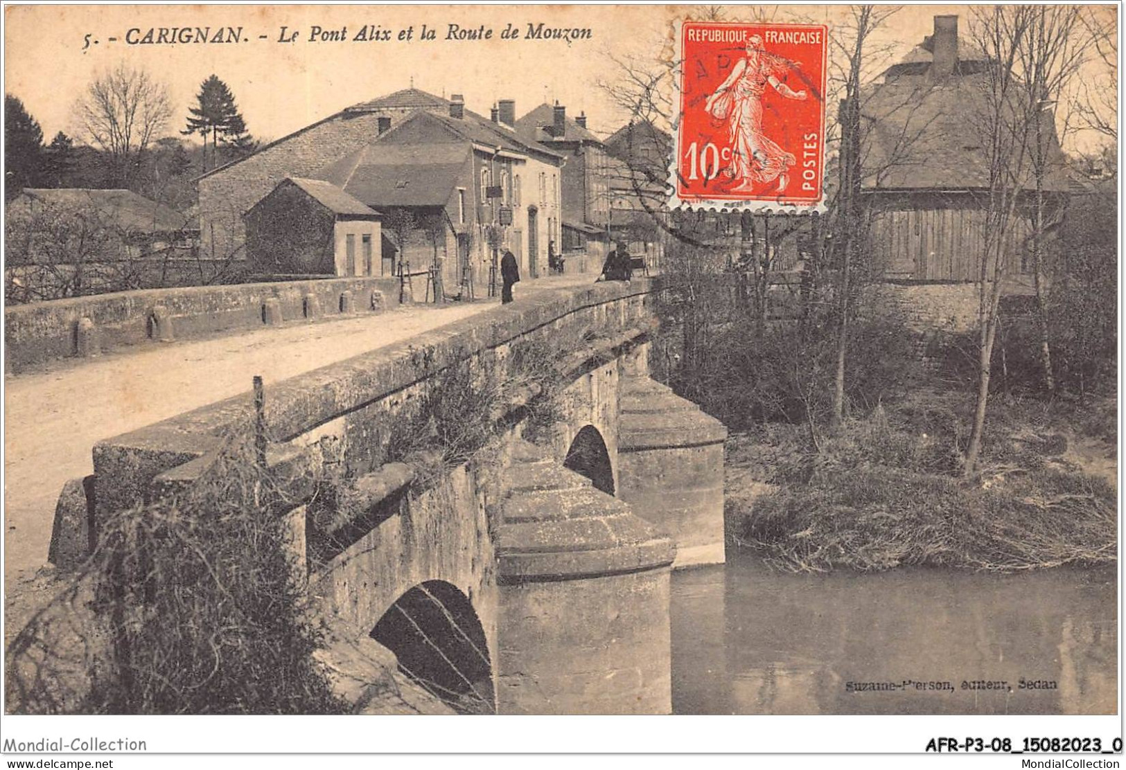 AFRP3-08-0154 - CARIGNAN - Le Pont Alix Et La Route De Mouzon - Sedan